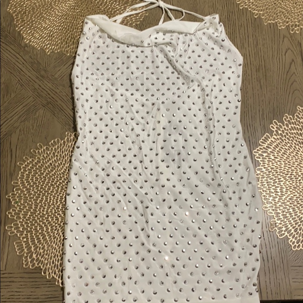 Studded mini dress